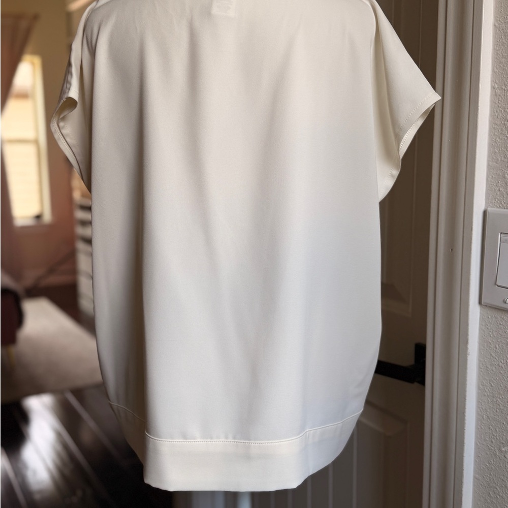 MarlaWynne White Short-Sleeve Crewneck Top - Picture 4 of 8